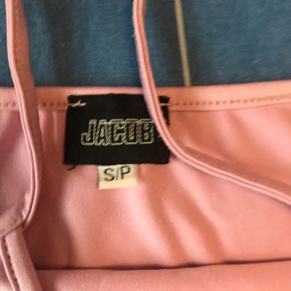 Jacob Fitted Pink Tank Top Size Small - Picture 2 of 3